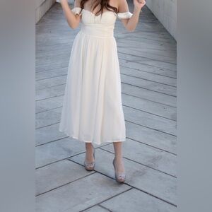 White Reformation Dress